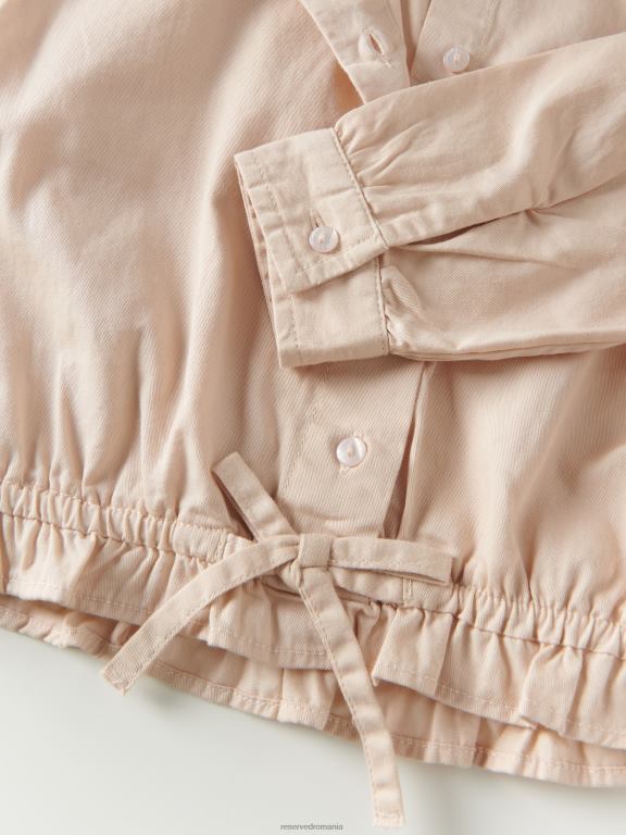 nud Reserved fetelor îmbrăcăminte cămașă cu detaliu cravată 648HZ1910