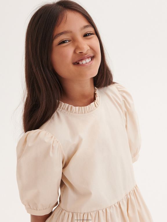 nud Reserved fetelor îmbrăcăminte rochie cu maneci bufante 648HZ1823