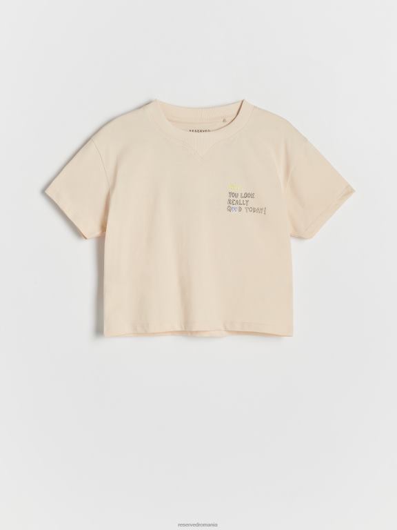 nud Reserved fetelor îmbrăcăminte tricou cu sloganuri 648HZ1812