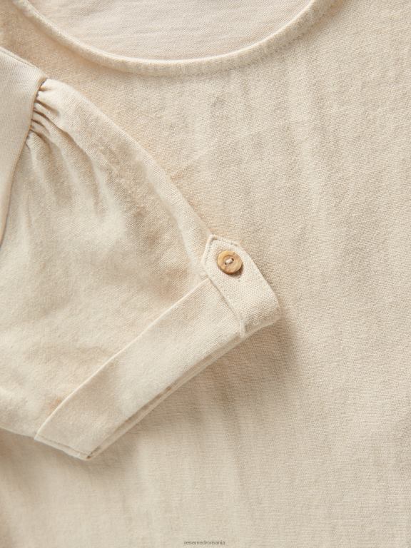 nud Reserved fetelor îmbrăcăminte tricou din amestec de in 648HZ1995