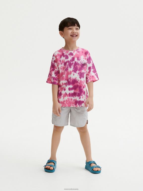 orhidee Reserved băieți îmbrăcăminte tricou tie dye cu imprimeu 648HZ2216