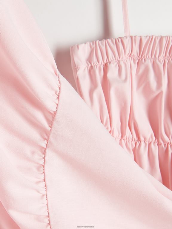 roz Reserved femei îmbrăcăminte rochie mini 648HZ31