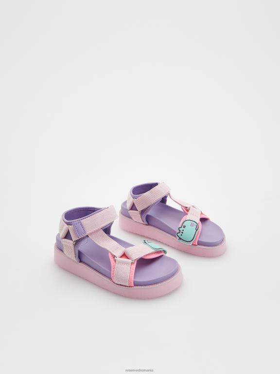 roz Reserved fetelor pantofi sandale pusheen 648HZ1984
