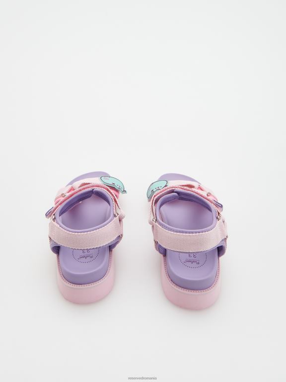 roz Reserved fetelor pantofi sandale pusheen 648HZ1984