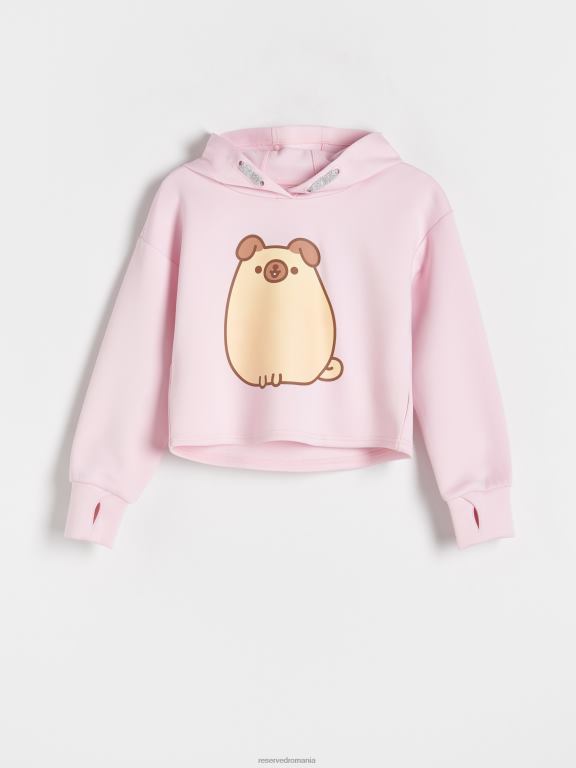 roz Reserved fetelor îmbrăcăminte hanorac pusheen 648HZ1728