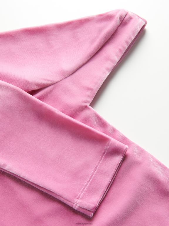 roz aprins Reserved femei îmbrăcăminte blat din velur 648HZ333