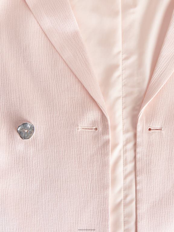 roz pastel Reserved femei îmbrăcăminte blazer bogat în viscoză 648HZ261