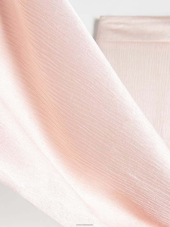 roz pastel Reserved femei îmbrăcăminte pantaloni din vascoza 648HZ693
