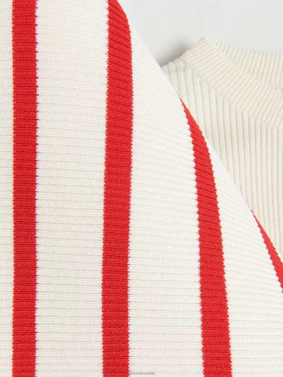 roșu Reserved femei îmbrăcăminte bluză cu mâneci bufante 648HZ280