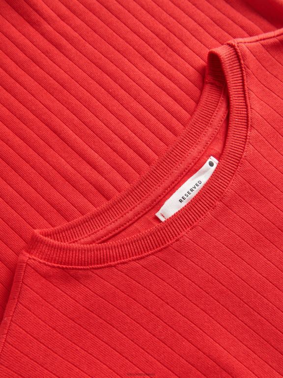 roșu Reserved femei îmbrăcăminte bluză din jerseu 648HZ382