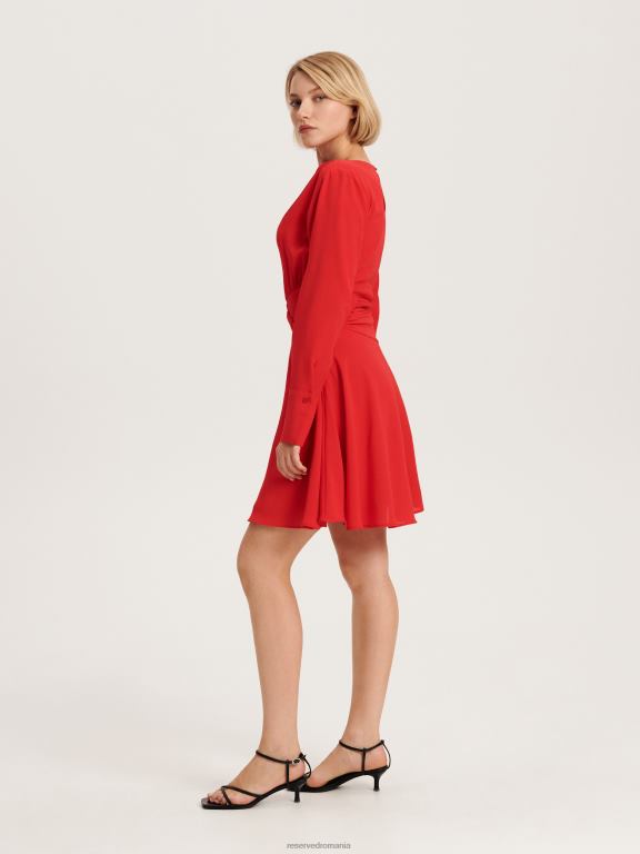 roșu Reserved femei îmbrăcăminte rochie 648HZ225