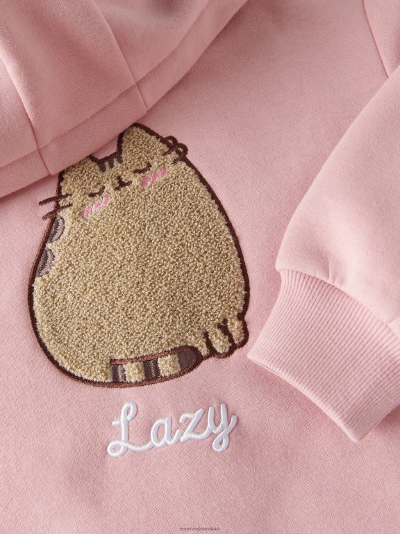 trandafir prăfuit Reserved fetelor îmbrăcăminte rochie din jerse pusheen 648HZ1875