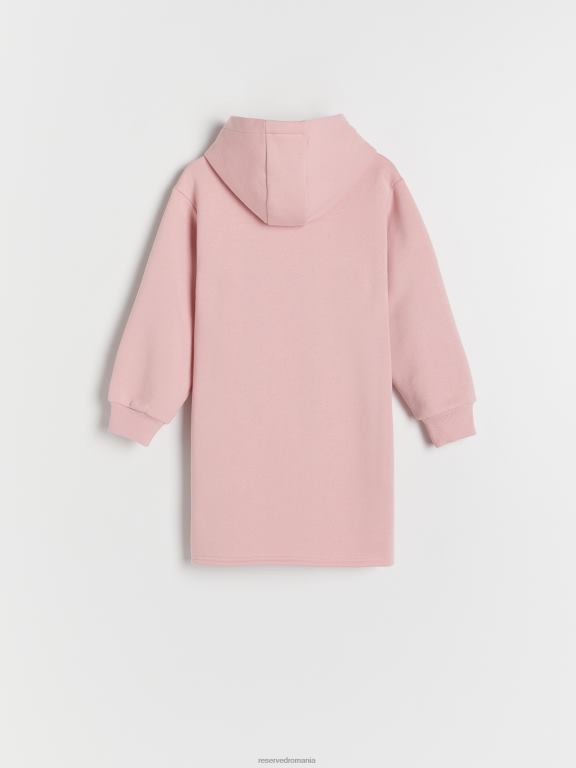 trandafir prăfuit Reserved fetelor îmbrăcăminte rochie din jerse pusheen 648HZ1875