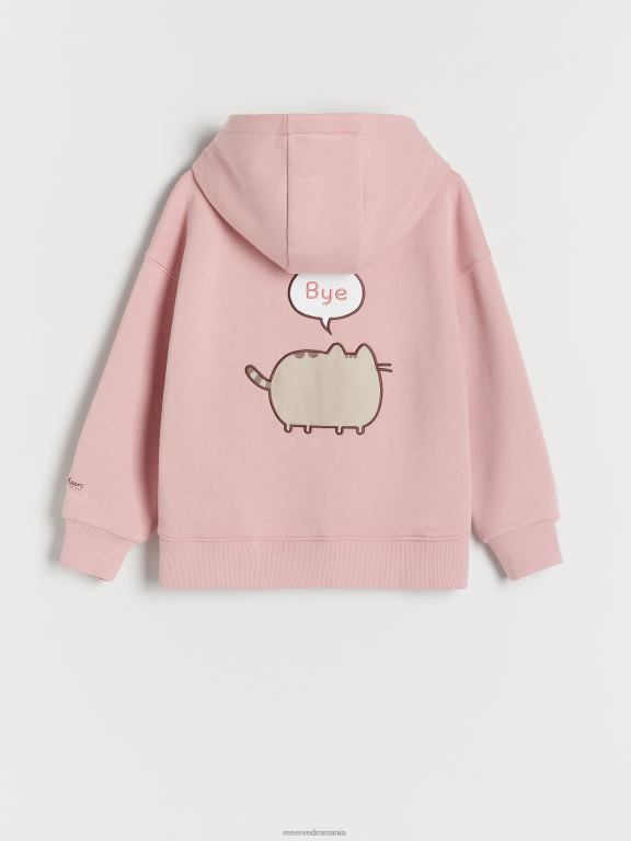 trandafir prăfuit Reserved fetelor îmbrăcăminte top de jogging 648HZ1781