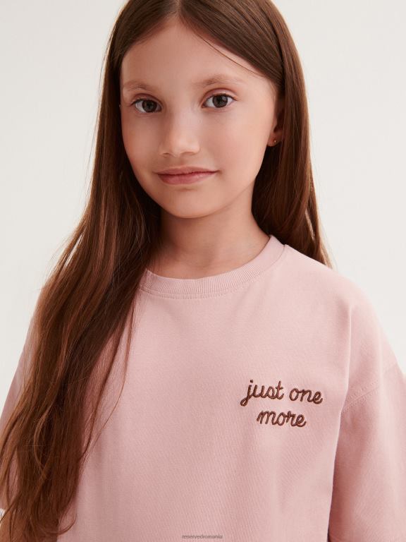 trandafir prăfuit Reserved fetelor îmbrăcăminte tricou pusheen 648HZ1791