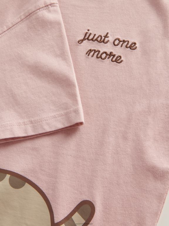 trandafir prăfuit Reserved fetelor îmbrăcăminte tricou pusheen 648HZ1791