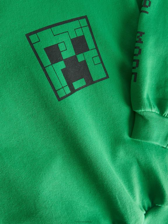 verde Reserved băieți îmbrăcăminte hanorac supradimensionat minecraft 648HZ2085