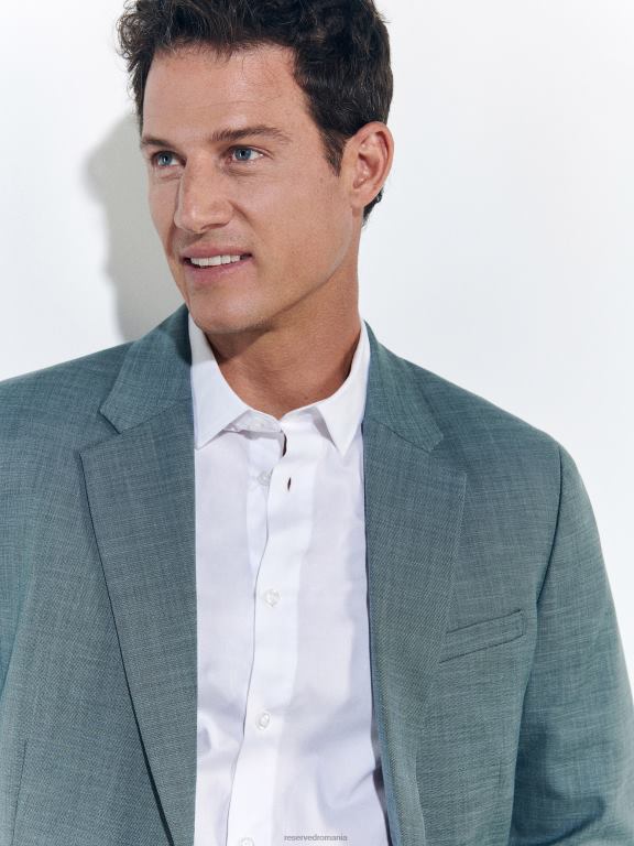 verde Reserved bărbați îmbrăcăminte blazer slim fit 648HZ1611