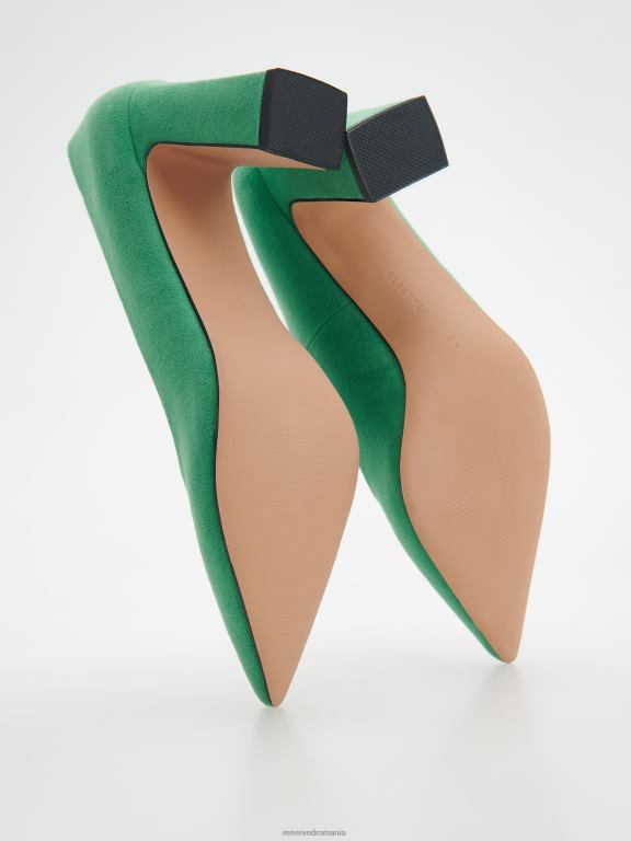 verde Reserved femei pantofi pantofi cu toc gros 648HZ953