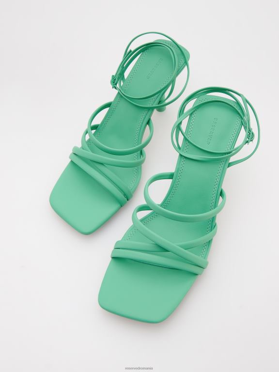 verde Reserved femei pantofi sandale cu toc înalt 648HZ965