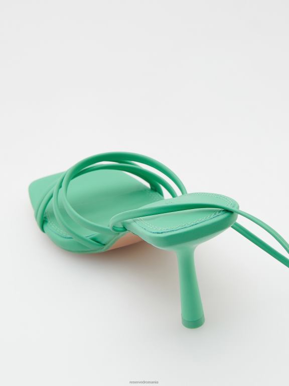 verde Reserved femei pantofi sandale cu toc înalt 648HZ965