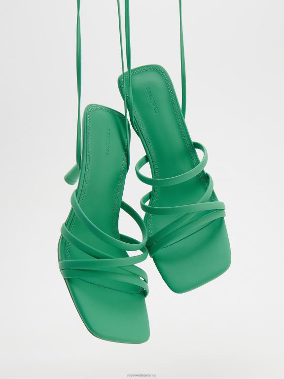 verde Reserved femei pantofi sandale cu toc înalt 648HZ965