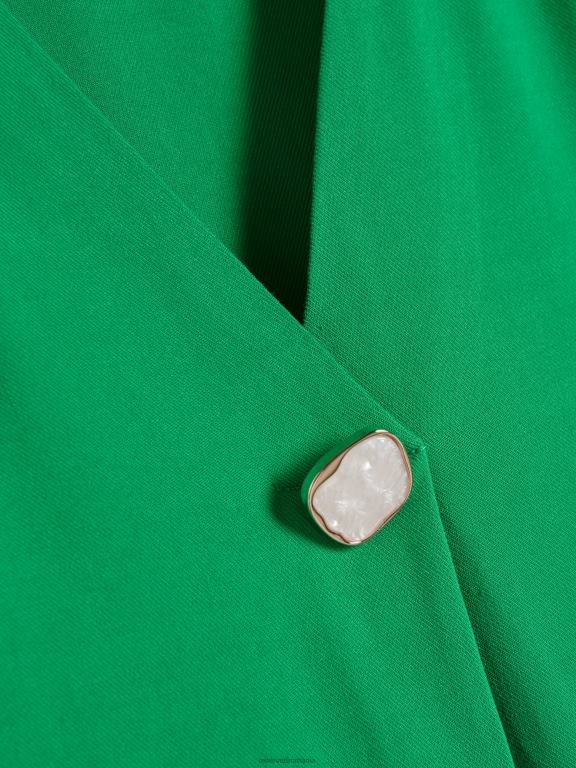 verde Reserved femei îmbrăcăminte bluză din viscoză 648HZ313