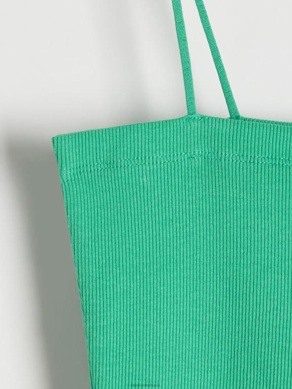 verde Reserved femei îmbrăcăminte crop top cami 648HZ517