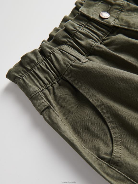 verde Reserved femei îmbrăcăminte pantaloni de hârtie 648HZ623