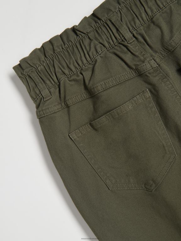 verde Reserved femei îmbrăcăminte pantaloni de hârtie 648HZ623