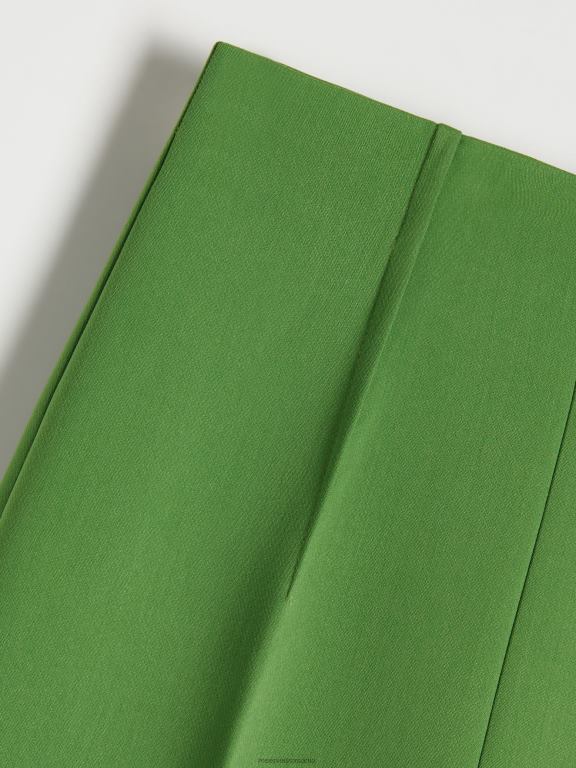 verde Reserved femei îmbrăcăminte pantaloni eleganti cu pliu presat 648HZ9