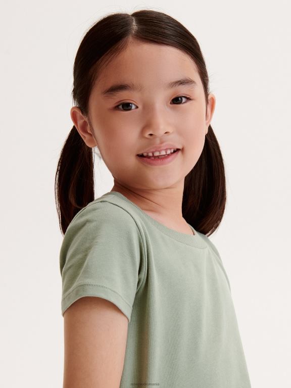 verde Reserved fetelor îmbrăcăminte top din jerseu moale 648HZ1815