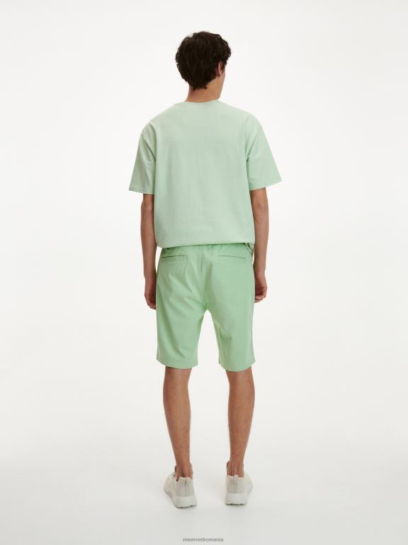 verde deschis Reserved bărbați îmbrăcăminte pantaloni scurți de jogger obișnuiți 648HZ1440
