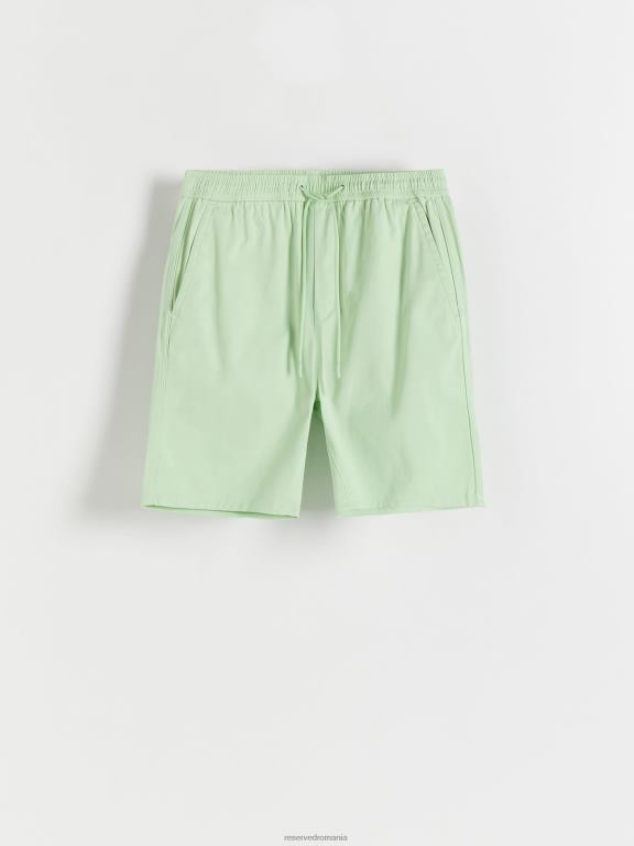 verde deschis Reserved bărbați îmbrăcăminte pantaloni scurți de jogger obișnuiți 648HZ1440