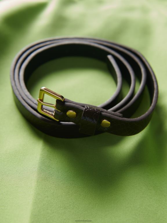 verde deschis Reserved femei îmbrăcăminte pantaloni de tigara cu centura 648HZ718