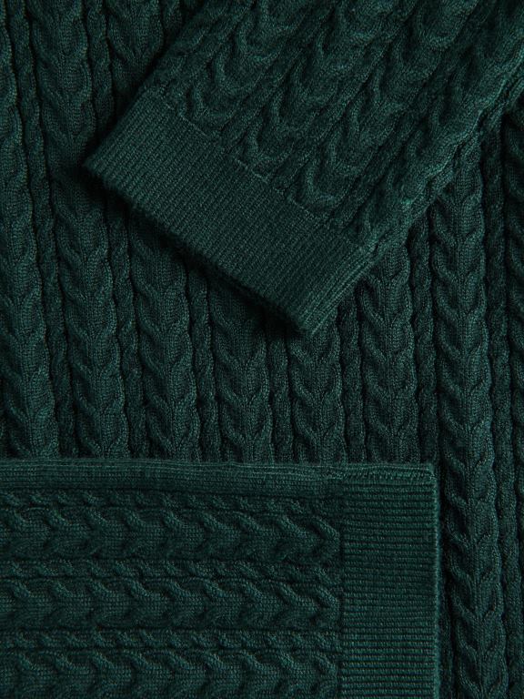 verde inchis Reserved femei îmbrăcăminte jumper bogat în viscoză 648HZ117