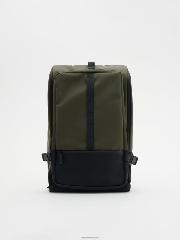 verde maroniu Reserved bărbați accesorii rucsac impermeabil 648HZ1682