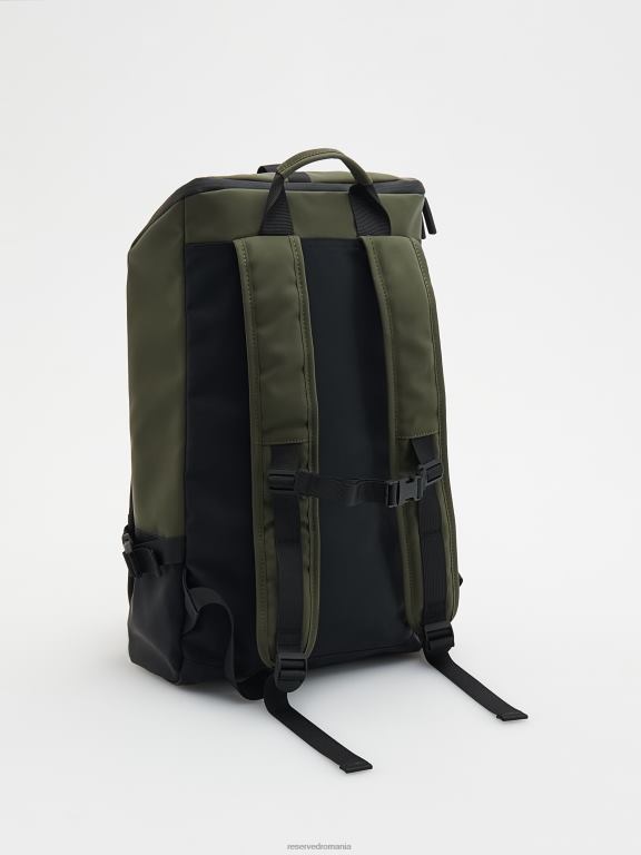 verde maroniu Reserved bărbați accesorii rucsac impermeabil 648HZ1682