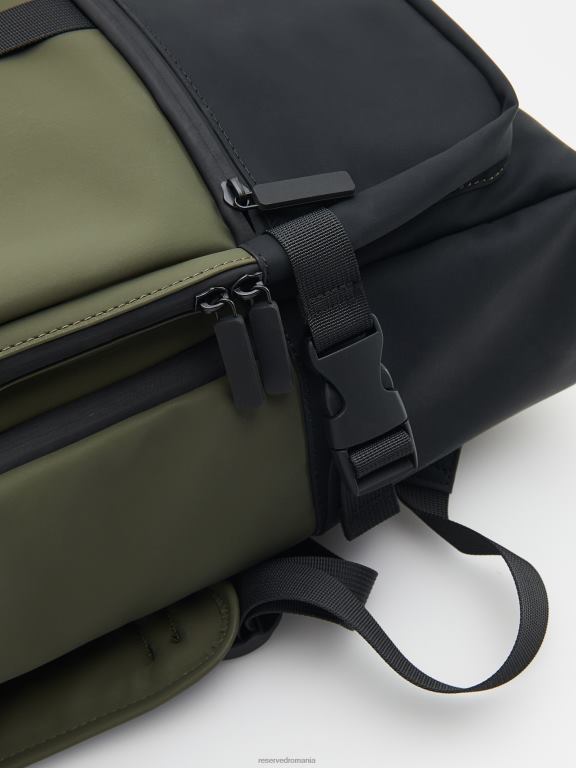 verde maroniu Reserved bărbați accesorii rucsac impermeabil 648HZ1682