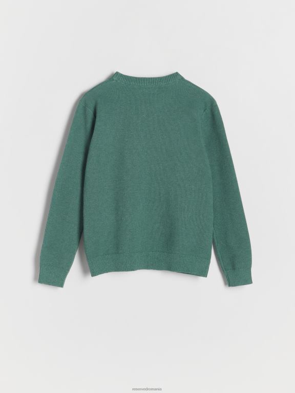 verde palid Reserved băieți îmbrăcăminte jumper melange 648HZ2093