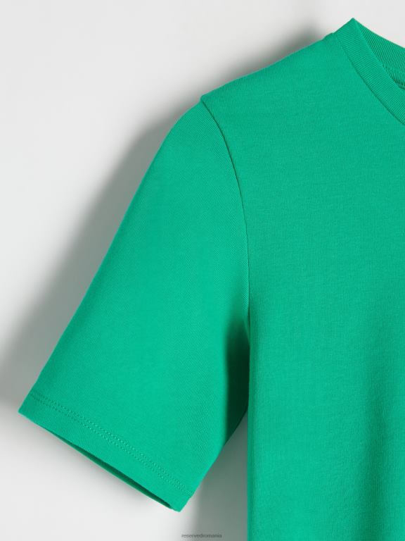 verde proaspăt Reserved femei îmbrăcăminte tricou cu potrivire regulata 648HZ396