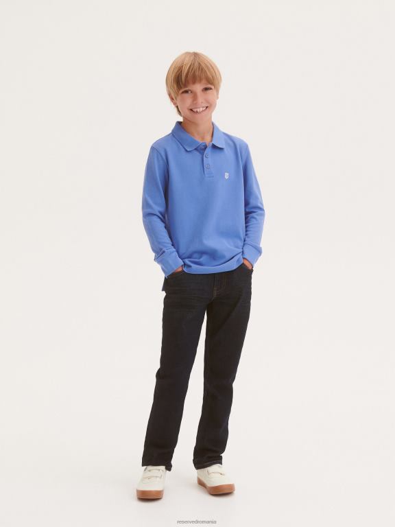 zambilă Reserved băieți îmbrăcăminte tricou polo din bumbac cu maneca lunga 648HZ2101