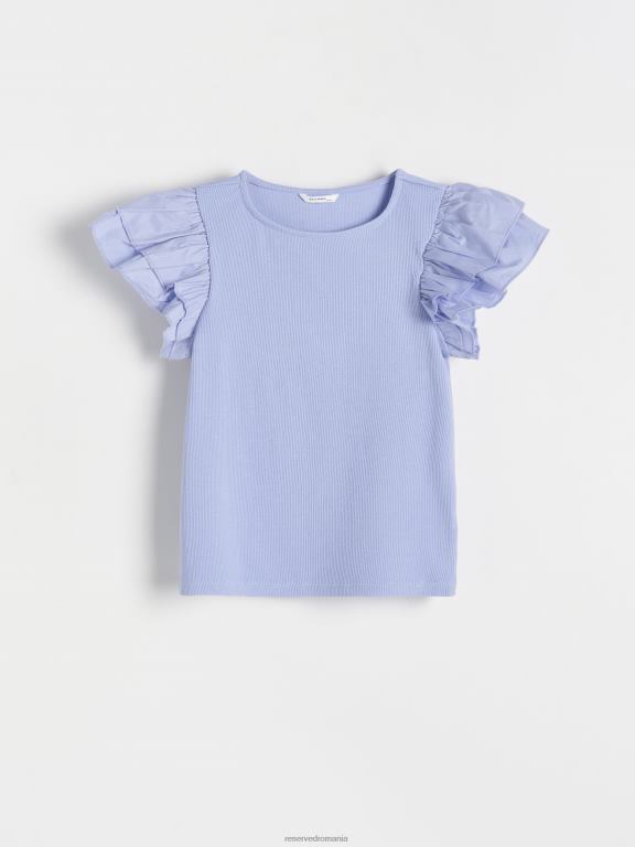 zambilă Reserved fetelor îmbrăcăminte bluză cu mâneci decorative 648HZ1859