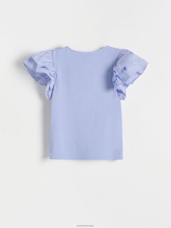 zambilă Reserved fetelor îmbrăcăminte bluză cu mâneci decorative 648HZ1859