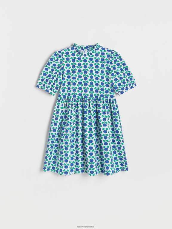 zambilă Reserved fetelor îmbrăcăminte rochie cu model 648HZ1713