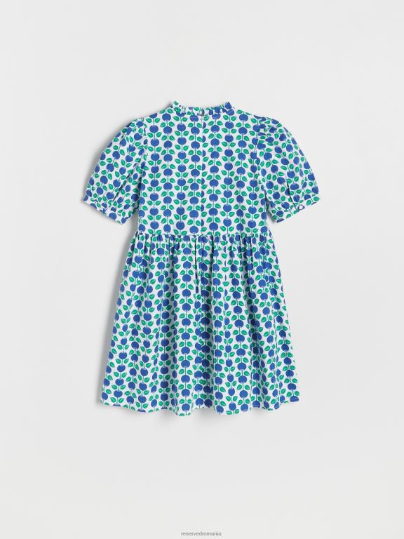 zambilă Reserved fetelor îmbrăcăminte rochie cu model 648HZ1713